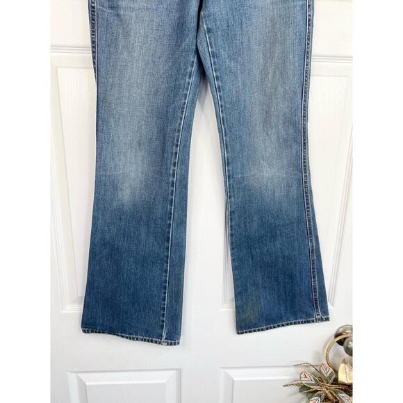 7 For All Mankind The A Pocket Blue Denim Bootcut 5 Pocket Design Size 29 - Picture 8 of 16